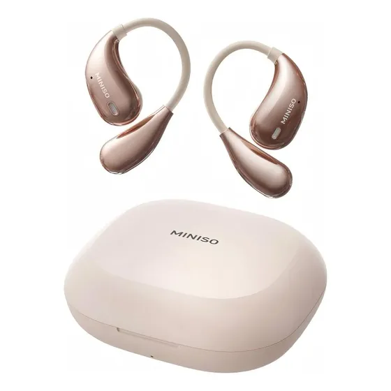 Auriculares Traductor Inteligente Miniso X33 Inalámbricos Rosa