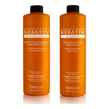 Fidelite Combo Keratina Shampoo + Acond X900ml