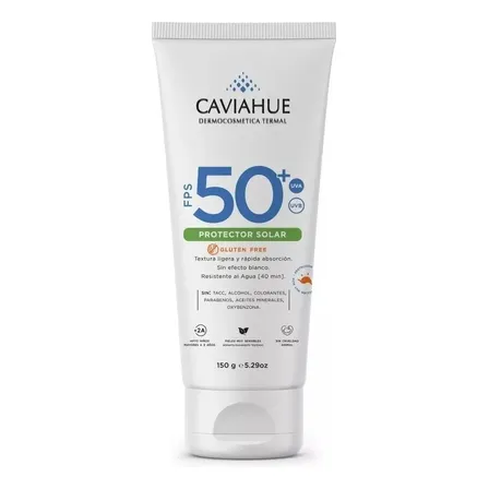 Caviahue Protector Solar Fps 50+ Gluten Free 150 Gr