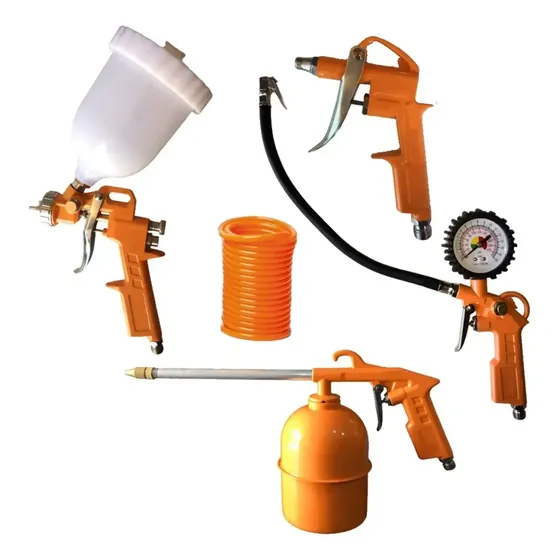 Kit 5 Accesorios Luqstoff Aa-500k Para Compresor De Aire