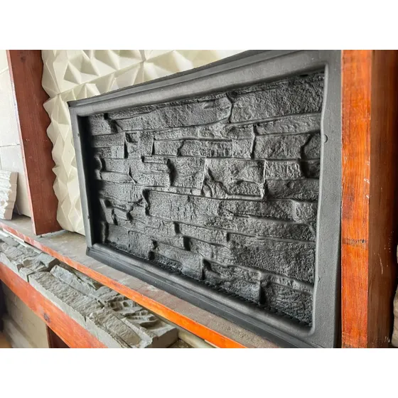 Molde De Goma Piedra Bariloche - Placas Antihumedad