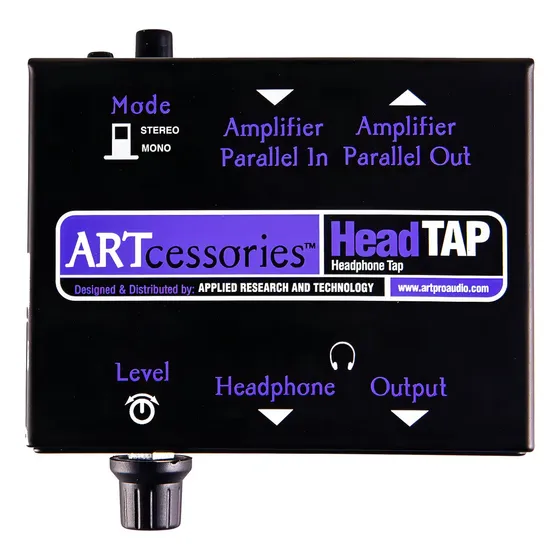 Amplificador de Auriculares Pasivo ART HeadTap Negro Para Monitores
