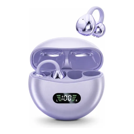 Auriculares Bluetooth 6.0 Con Clip Oreja M79 Pantalla Led
