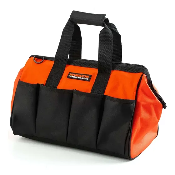 Bolso Trabajo P Herramientas 16p 30lts Cerrado Hamilton Bf30 Naranja