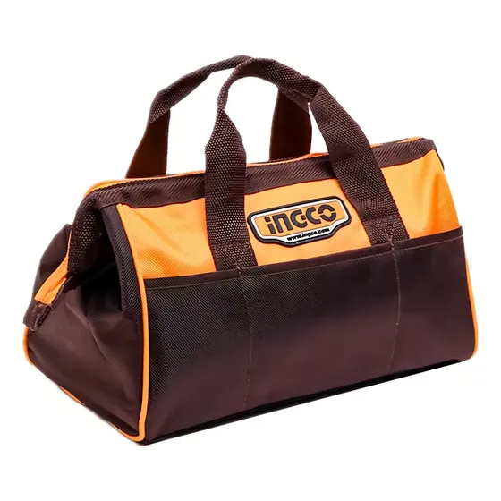 Ingco HTBG281328 Bolso Porta Herramientas 13 Pulgadas Color Naranja