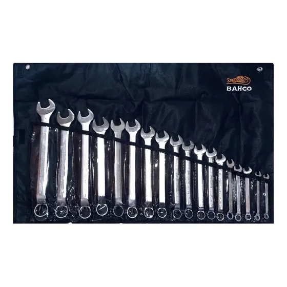 Juego Set De 18 Llaves Combinadas 8 A 25mm Bahco