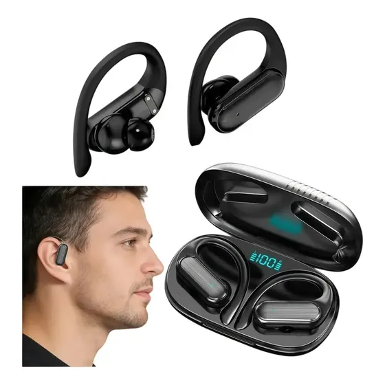 Auriculares Deportivos Bluetooth Con Gancho Oreja