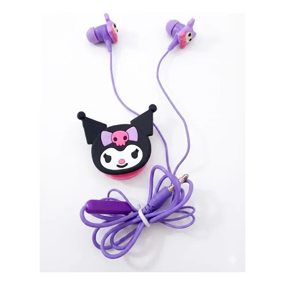 Auriculares Con Cable Niños Tk-07 Earbuds Animados