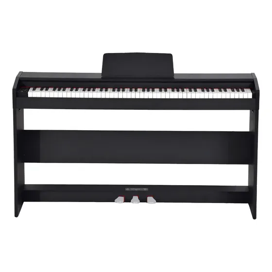 Piano Digital Joy WP883H de 88 Teclas con Martillo de Peso Progresivo y Mueble – Negro
