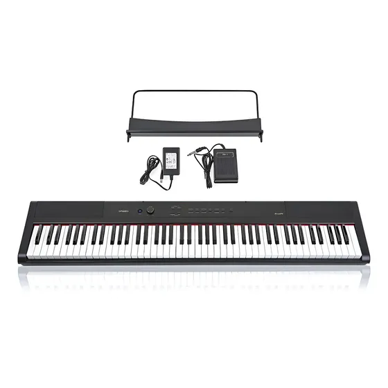 Piano Digital Artesia Performer 88 Teclas Sensibles USB-MIDI Negro