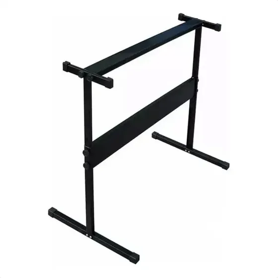 Soporte Para Piano Joy Htype Pie Para Teclado Musical Con 3 Alturas Regulables Simple Tipo H Antideslizante Piano Eléctrico Órgano - Negro