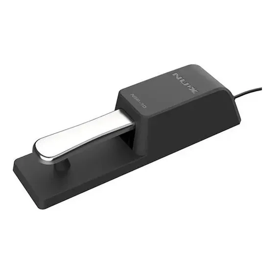 Pedal Sustain NUX NSP-10 Universal Metal Teclados Pianos Cambio Polaridad