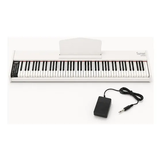 Piano Digital 88 Teclas Sunset Sp500 + Pedal De Sustain