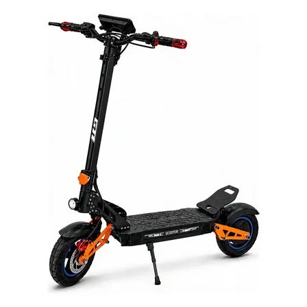Monopatín Eléctrico Gti Recargable 800w 3 Velocidades 60km/h Negro