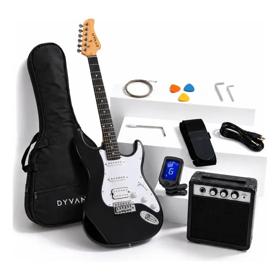 Guitarra Electrica Stratocaster Dyvan Diestro Amplificador