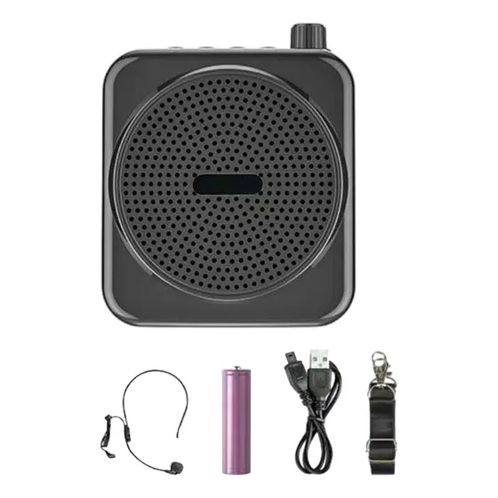 Mini Altavoz Portátil Amplificador De Voz Profesores Negro