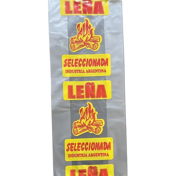 Bolsas P/ Leña 40x70/60 Súper Reforzadas P/ 10kg. 500 Unidad