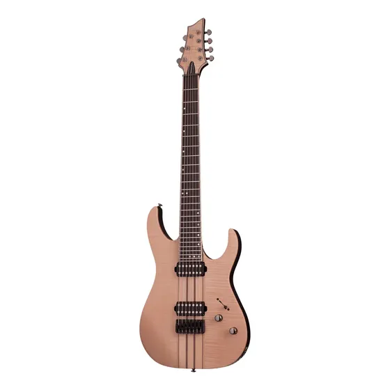 Guitarra Eléctrica Schecter Banshee Elite 7 Cuerdas Ébano Marrón Claro