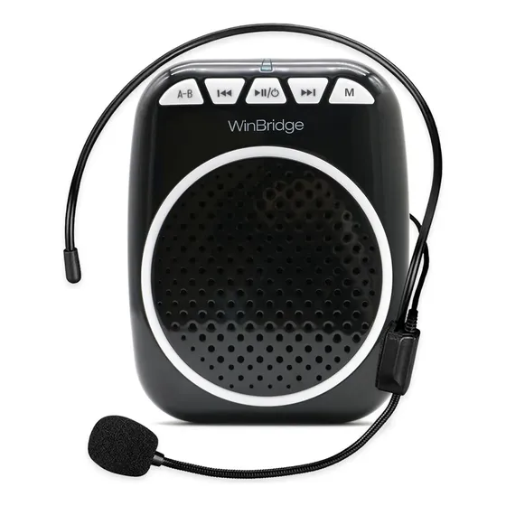 Amplificador De Voz Winbridge Wb001 Bluetooth Micrafono 58h
