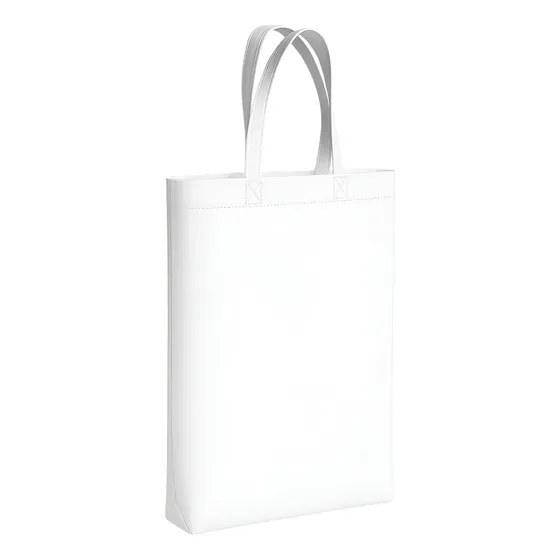 100 Bolsas De Friselina Tela Ecologicas 30x40x10 De 80g Lisa Color Blanco