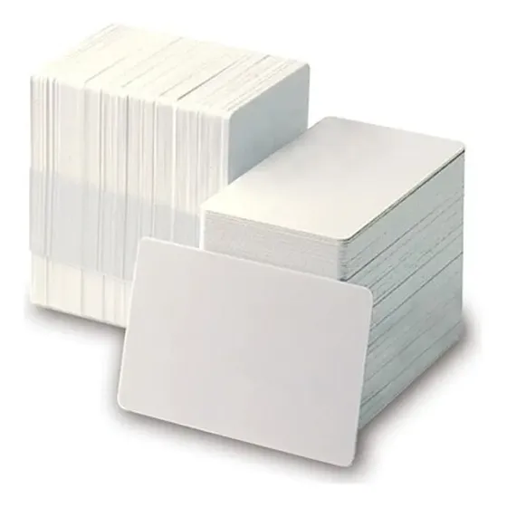 Tarjetas Plásticas Pvc Blancas Cr80 Pack 100 Unidades