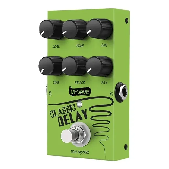 Pedal Delay M-vave Classic Para Guitarra Eléctrica