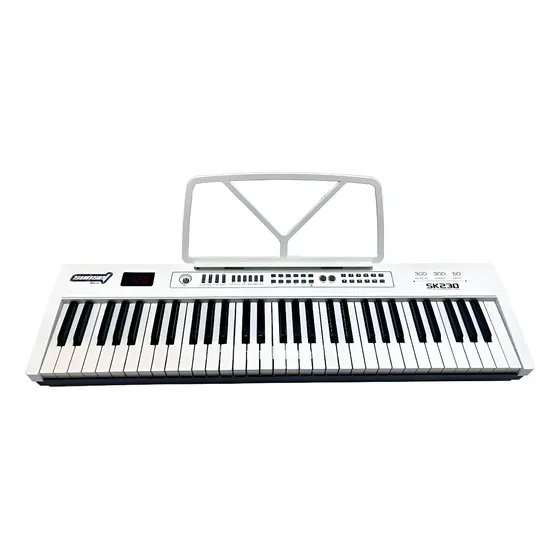 Teclado Órgano 61 Teclas 5 Octavas Sunset Sk230 + Fuente