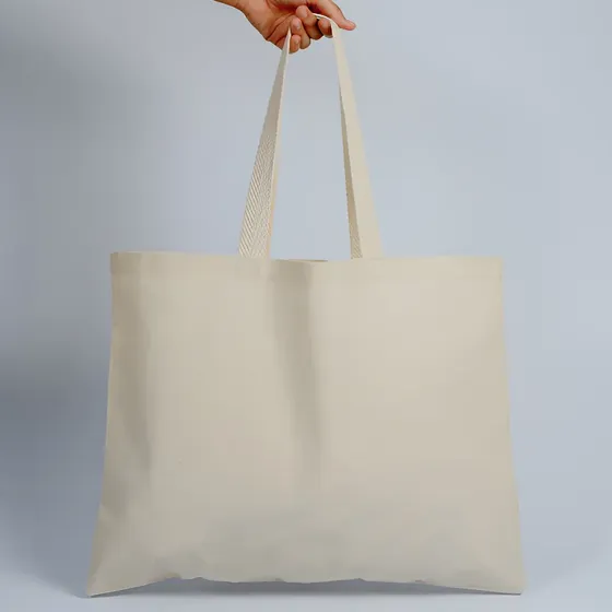 10 Bolsas Lienzo Ecologica Algodon Lisa 50x40 Estampar Totes