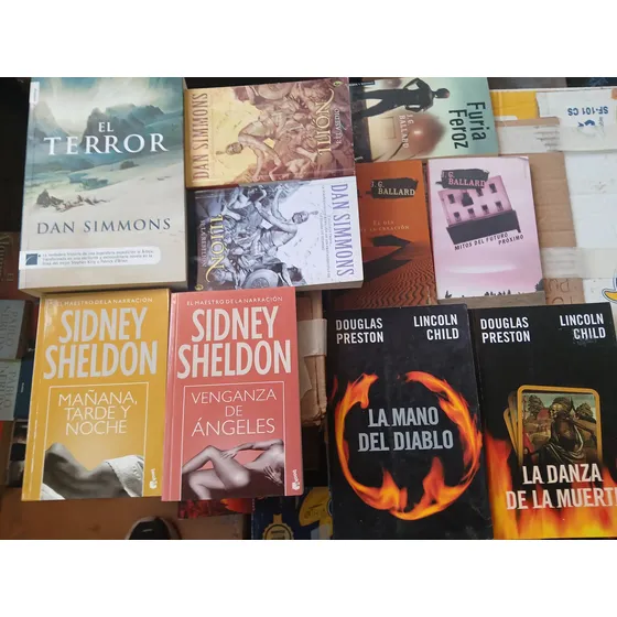 Lote De Libros Dan Simmons, Sidney Sheldon, Preston Y Child