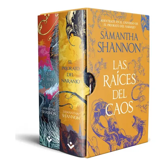 Estuche Samantha Shannon contiene El Priorato Del Naranjo El Dia Que Se Abri De Shannon Samantha Editorial Roca Bolsillo En Español 2024