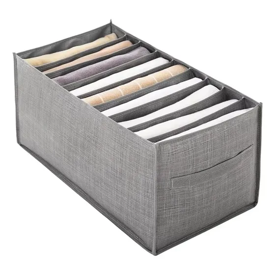 Pack X5 Organizador De Ropa Para Placard Cajón 9 Divisiones