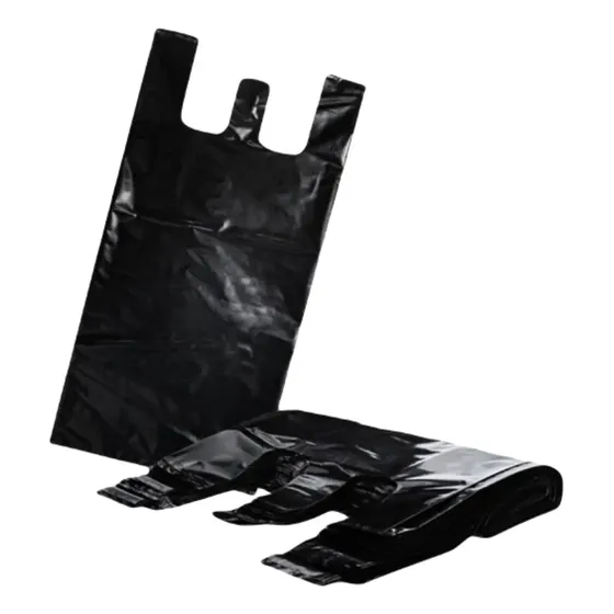 Bolsas Camiseta Negra 40x50 Baja Densidad Pack X100 U