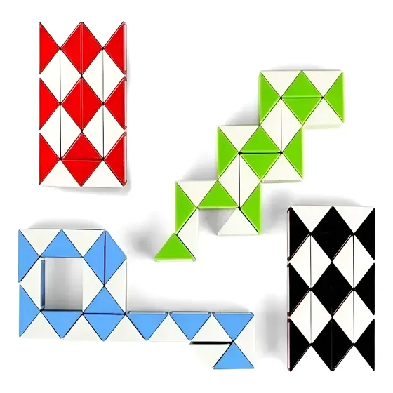 Magic Snake Cubo Mágico Serpiente Fidget Antiestres 24pz