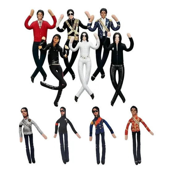 * / 10 Pcs Muñeco De Peluche Abstracto De Michael Jackson *