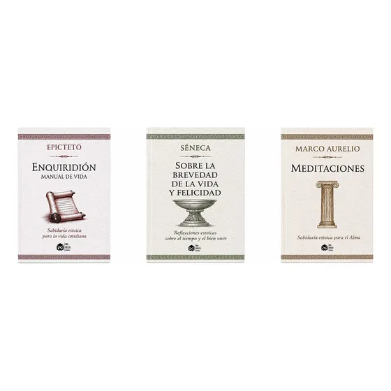 Libros De Estoicismo Combo X3 - Aurelio -epicteto - Séneca