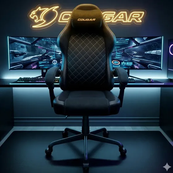 Silla Gamer Cougar Fusion Ex Respaldo Reclinable Tela