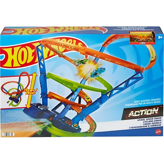 Hot Wheels Action Espiral Rápida De Choque Hgv67 Mattel