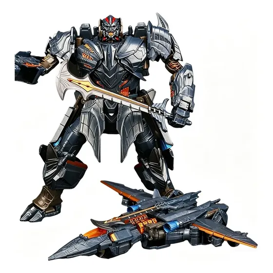 Juguete Para Niños Megatron 9in Robot Avión Transformable