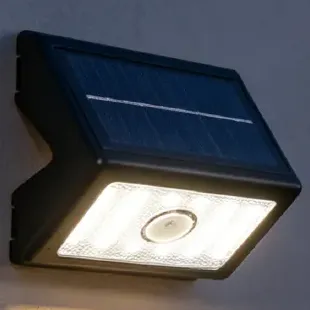 Reflector Aplique Led Nexum Solar 20w Exteriores Jardín Negro Cálida