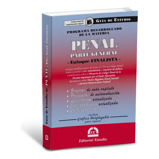 Guía De Estudio De Penal - Parte General - Enfoque Finalista 2026 - Editorial Estudio
