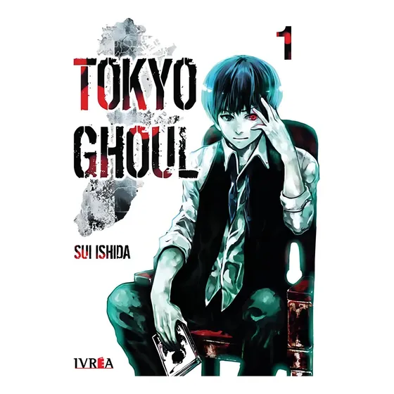 TOKYO GHOUL 1, de Sui Ishida. Serie TOKYO GHOUL, vol. 1. Editorial Ivrea, tapa blanda en español, 2016