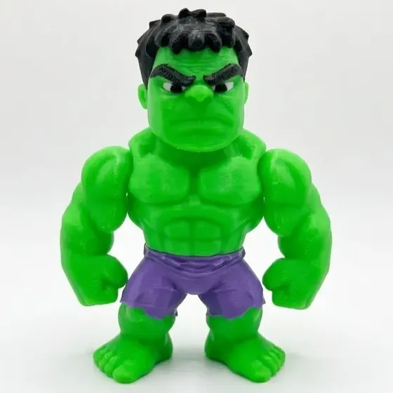Figura Hulk 3d Vengadores Coleccionable Marvel Articulado