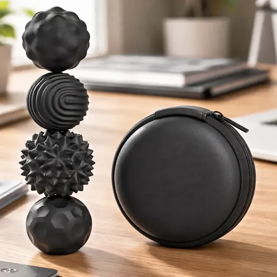 Pelotas Antiestrés Sensoriales Magnéticas Silicona Pack X4