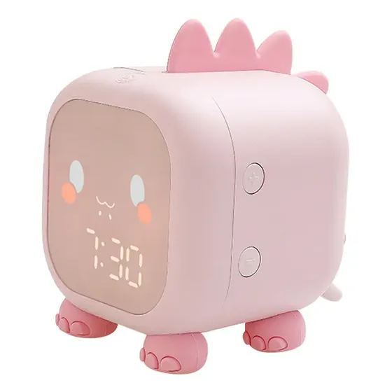 Reloj Despertador Gadnic Ds776 Dragon Control por Voz LED Cuenta Regresiva Batería 1500mAh 6 Tonos Alarma Recargable Función Snooze Temporizador