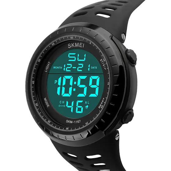 Reloj Hombre Skmei 1167 Sumergible Digital Alarma Cronometro