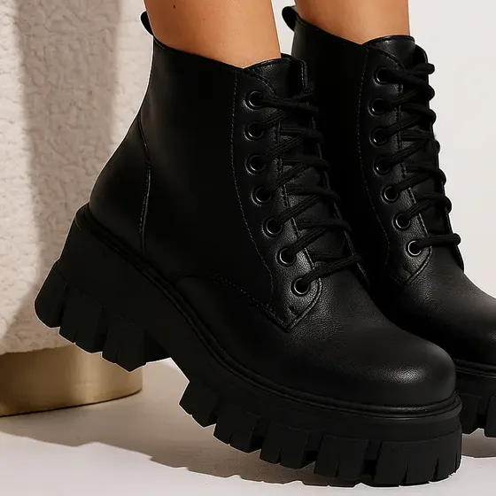 Borcegos Cocidos Cuero Mujer Botas Livianos Comodos Araquina