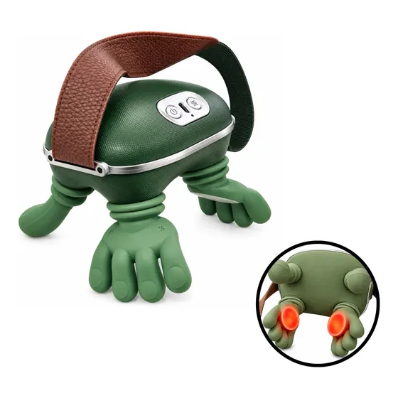 Masajeador Manitos Cervical Recargable Para Cuello Y Cuerpo Verde