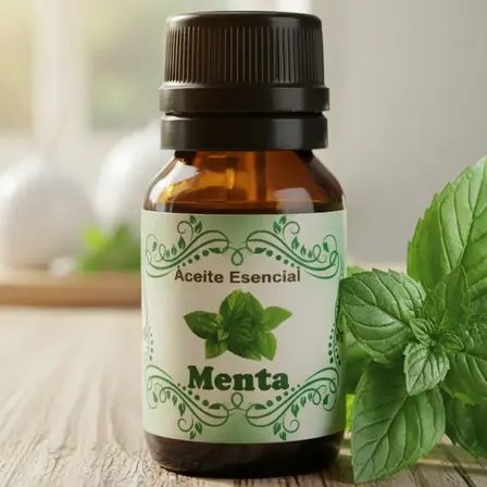 Aceite Esencial De Menta Puro 10ml Fresco