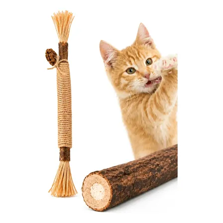 Juguete Catnip Gatos Matatabi Rascador Mordedor Natural