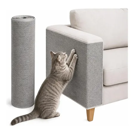 Rascador Gatos Protector Sillon Muebles Adhesivo 100x30 Cm
